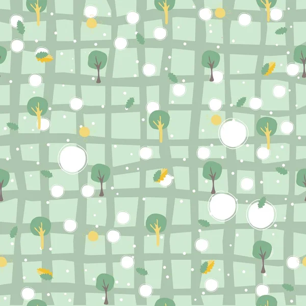 Floral Seamless Pattern Dessiné Main Illustration Vectorielle — Image vectorielle