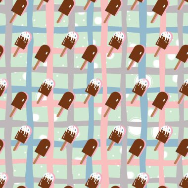  Soyut Kusursuz Desen. Modern Dijital Tasarım. 