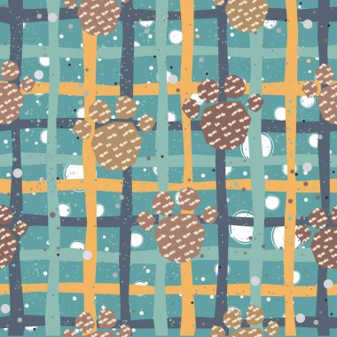  Soyut Kusursuz Desen. Modern Dijital Tasarım. Modern İskandinav Tarzı. 