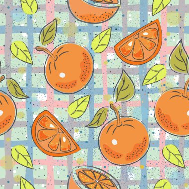 Mavi Çiçek deseni. Terracotta Çiçek Soyut Kusursuz Desen. 