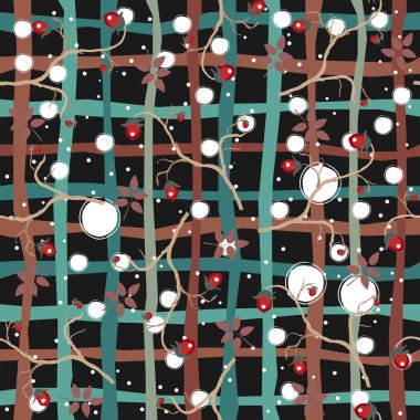 İnce zemin üzerine siluetleri ağaçlarının. Ağaç desen. 