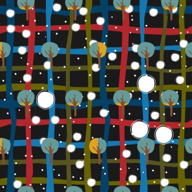 Kusursuz çiçek deseni. El Çizimi. 