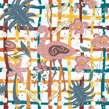 Kusursuz çiçek deseni. El Çizimi. 