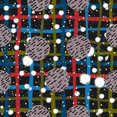 Modern renklerde şirin İskandinav Terracotta deseni. Çağdaş Arka plan. Baskılar için modern soyut sanat.  