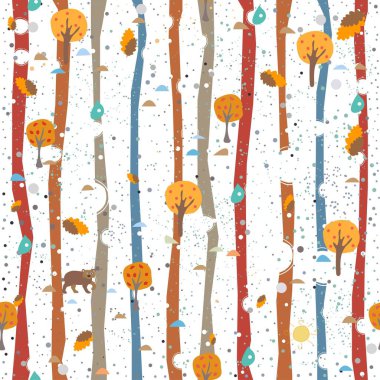 Modern renklerde şirin İskandinav Terracotta deseni. Çağdaş Arka plan. Baskılar için modern soyut sanat.  