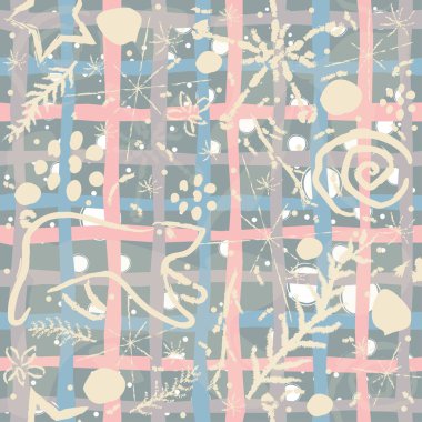 Modern renklerde şirin İskandinav Terracotta deseni. Çağdaş Arka plan. Baskılar için modern soyut sanat.  