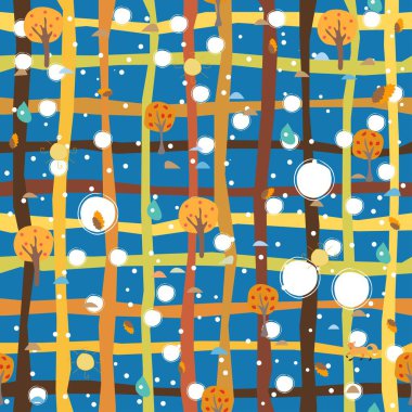 Modern renklerde şirin İskandinav Terracotta deseni. Çağdaş Arka plan. Baskılar için modern soyut sanat.  