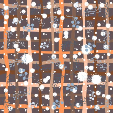 Modern renklerde şirin İskandinav Terracotta deseni. Çağdaş Arka plan. Baskılar için modern soyut sanat.  