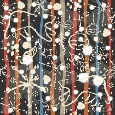 Modern renklerde şirin İskandinav Terracotta deseni. Çağdaş Arka plan. Baskılar için modern soyut sanat.  