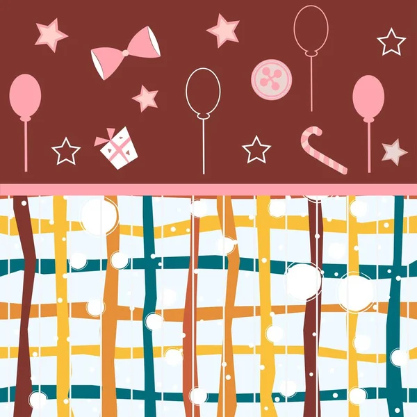 Modern renklerde şirin İskandinav Terracotta deseni. Çağdaş Arka plan. Baskılar için modern soyut sanat.  