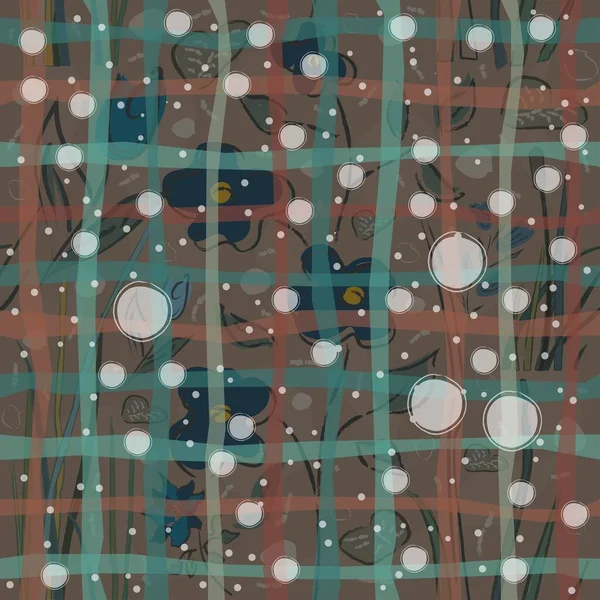 Modern renklerde şirin İskandinav Terracotta deseni. Çağdaş Arka plan. Baskılar için modern soyut sanat.  