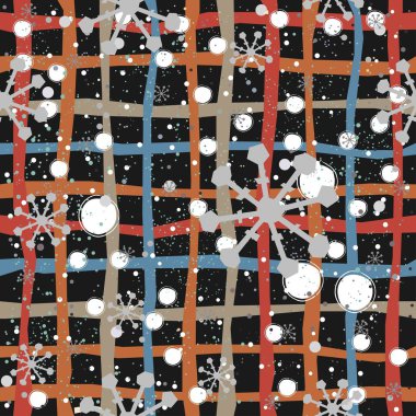 Modern renklerde şirin İskandinav Terracotta deseni. Çağdaş Arka plan. Baskılar için modern soyut sanat.  