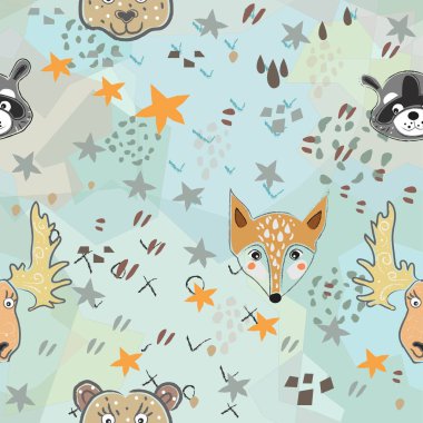 Terracotta Soyut Kusursuz Düzen. Modern Dijital Tasarım. Modern İskandinav Tarzı. Çağdaş Renkler ve Tasarım. 