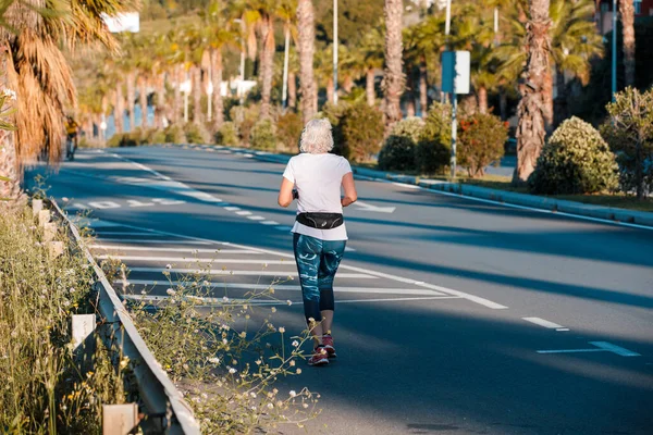 Benalmadena Spanien Mai 2020 Läuferinnen Und Läufer Der Costa Del — Stockfoto