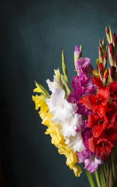 Ahşap arka plan üzerinde güzel Glayöl