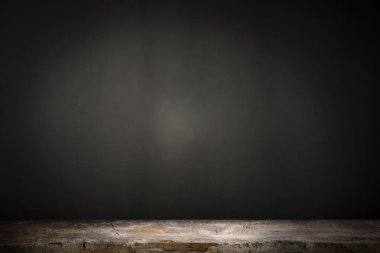 fıçının arka planı ve aşınmış eski ahşap masa