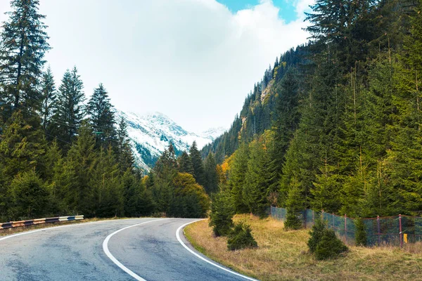 Transilvanya 'da Transfagarasan yolu Romanya