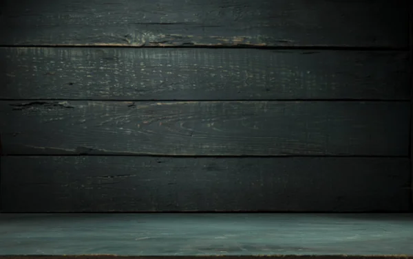 Madeira textura de grão marrom, fundo de parede escura, vista superior da mesa de madeira — Fotografia de Stock