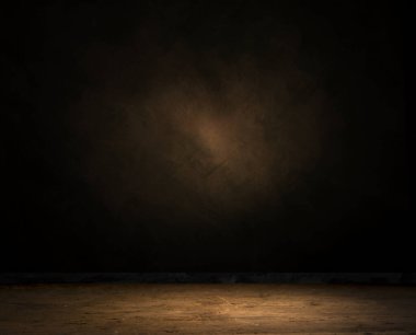 Tahta kahverengi tahıl dokusu, koyu duvar arkaplanı, ahşap masa manzarası.