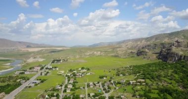 Türkiye 'nin Hasankeyf kenti Kaplan Nehri üzerinde 