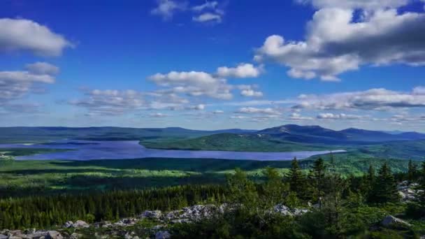 Ural montañas cresta zyuratkul timelapse — Vídeos de Stock