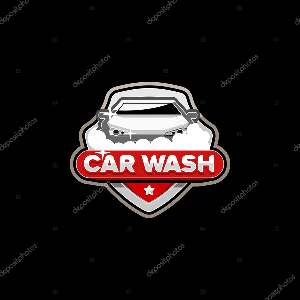 car wash logo Template