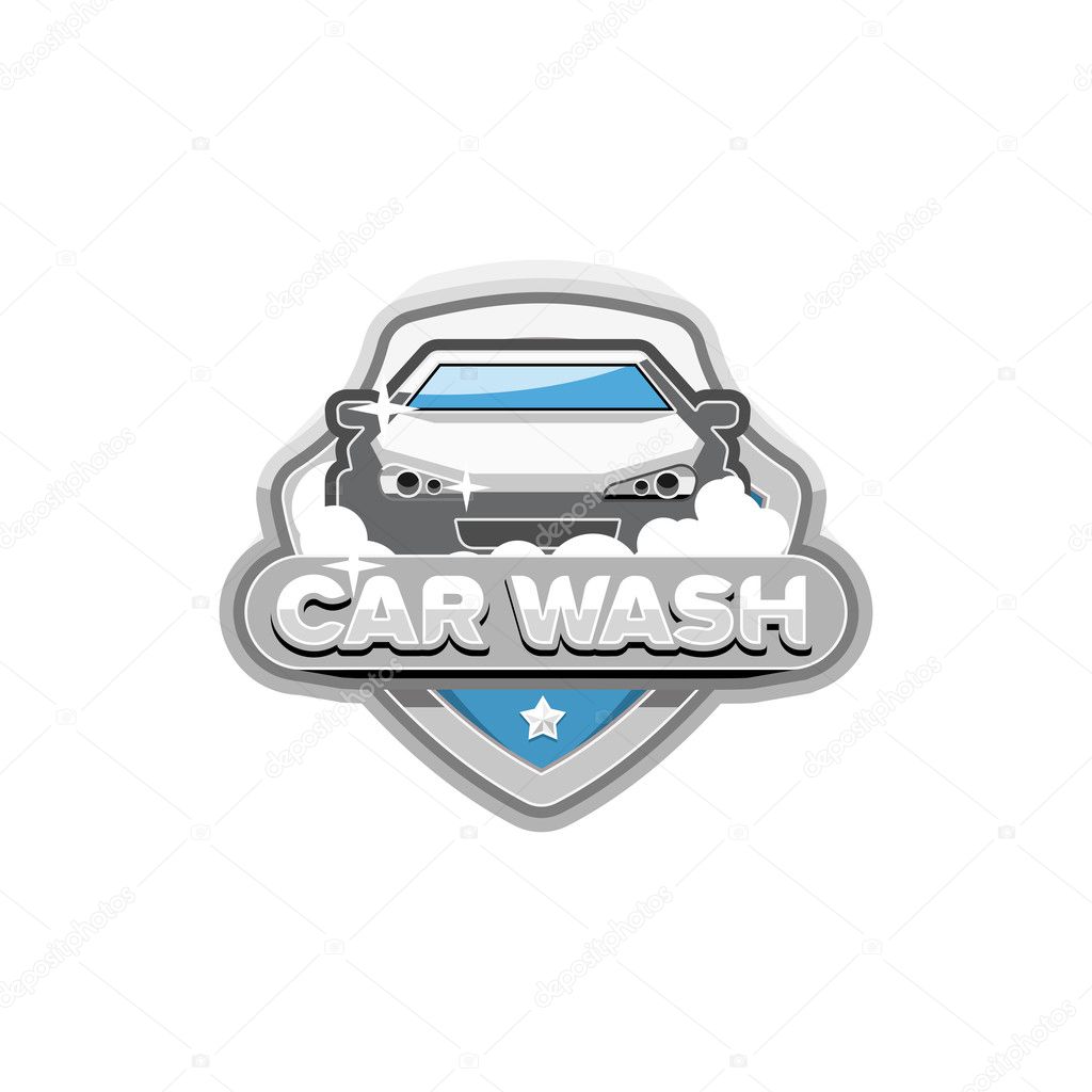 Car wash logo template