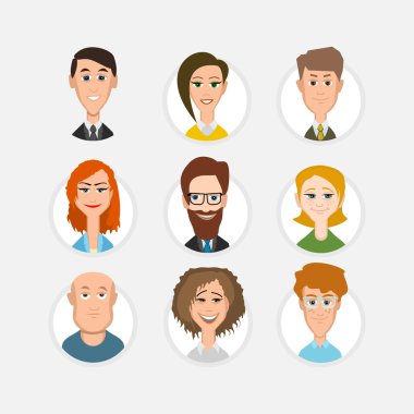 avatar simge kümesi.