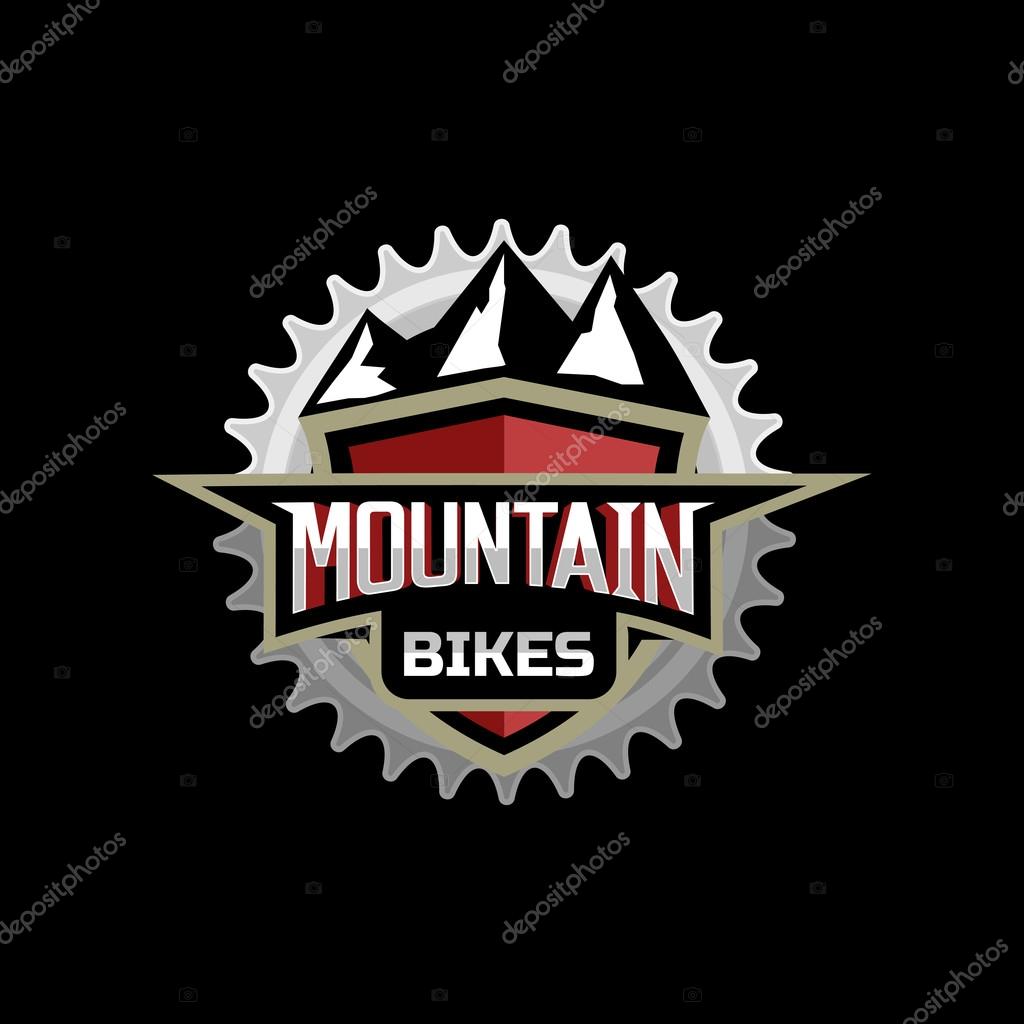 Mountain bike  logo emblem