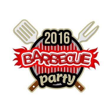 Barbekü partisi logosu