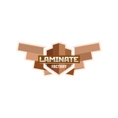 Fabrika amblemi rozet laminat.