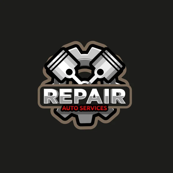 Repair auto service logo emblem Stock Vector Image by ©NataliMis 129166232