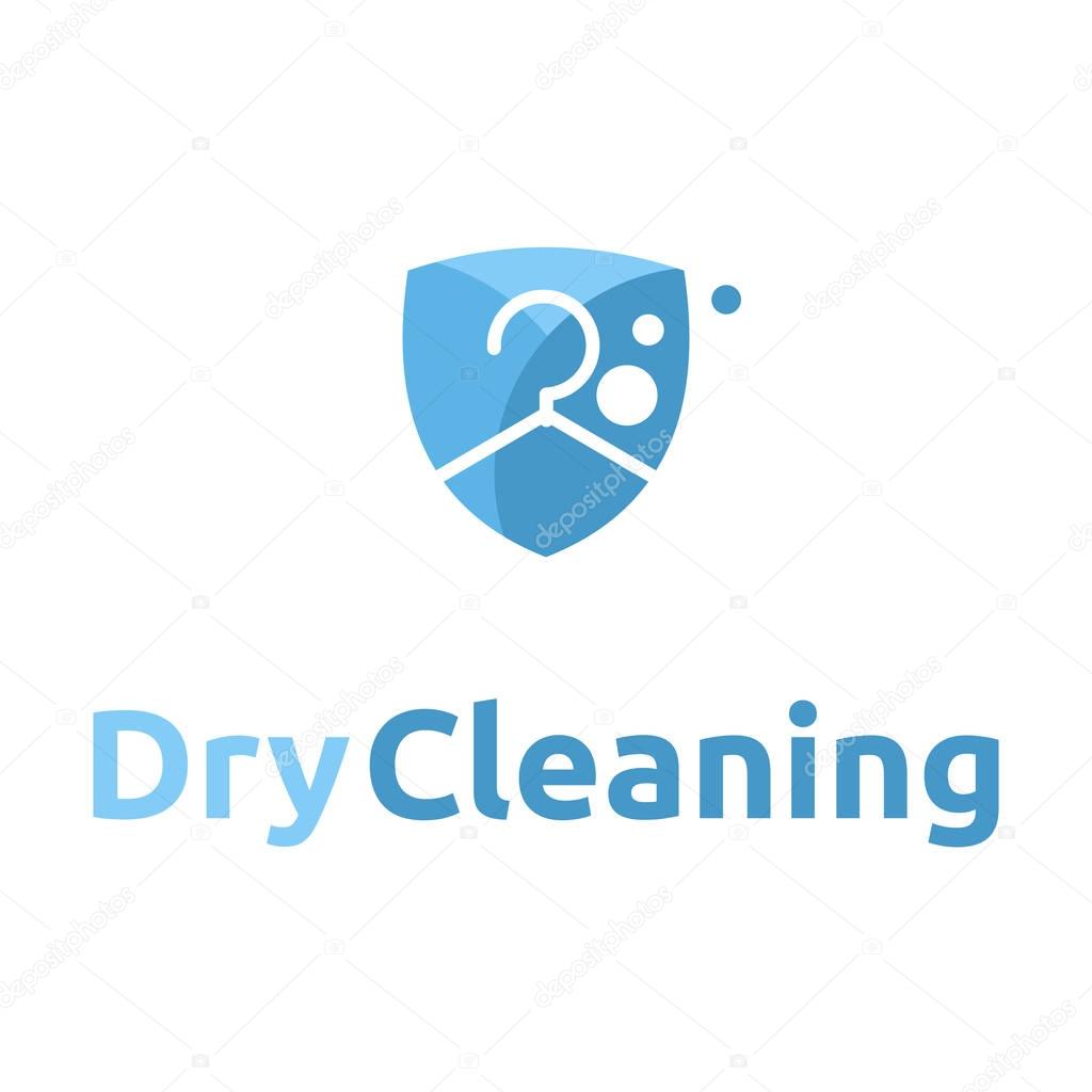 Dry cleaning logo icon design