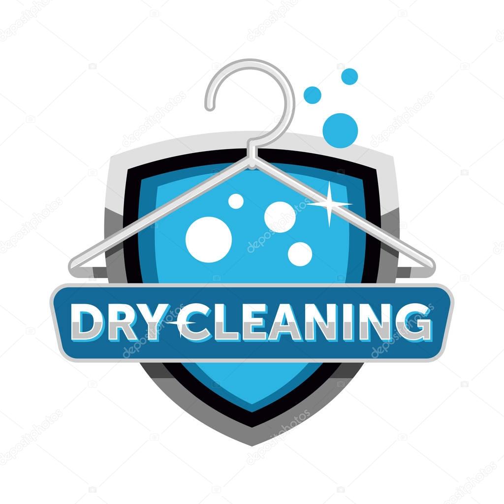 Dry cleaning logo design