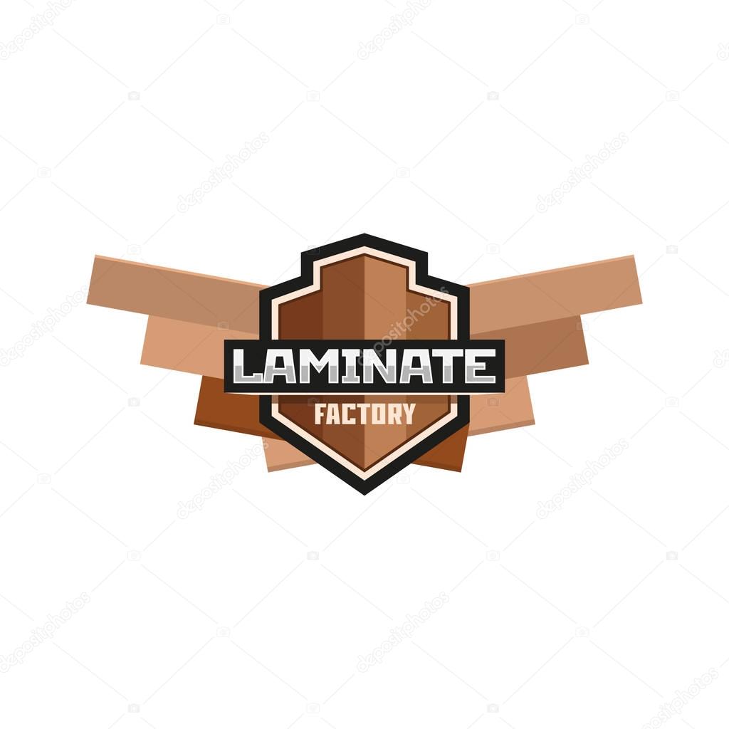 Laminate factory logo design