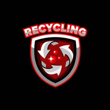 geri dönüşüm logosu amblemi
