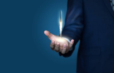 Kavram iş illüstrasyon kadar başlatmak.