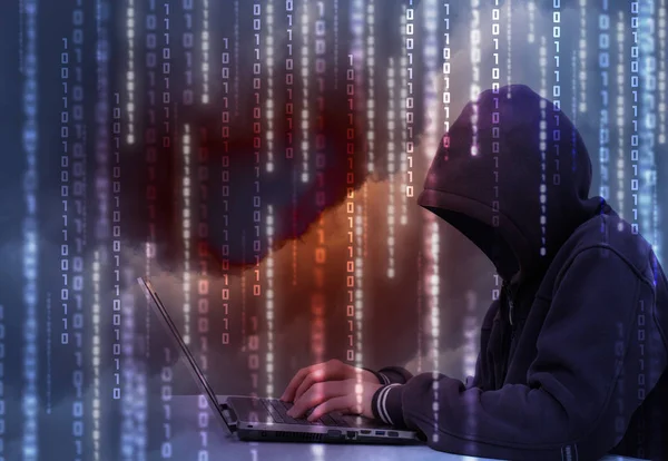 Hacker çaldı veri kavramı — Stok fotoğraf