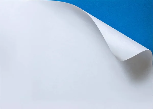 Paper with curled edge. — Stock Photo, Image