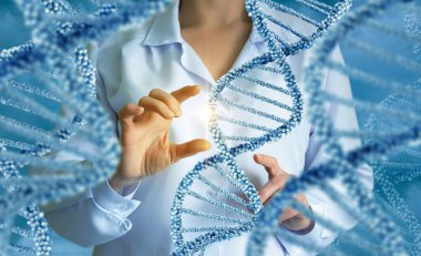 DNA molekülleri kavramı tasarlamak.