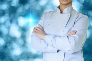 Bulanık arka plan üzerinde yemek .