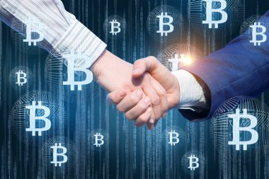 Bitcoins ile çalışmak için anlaşma.