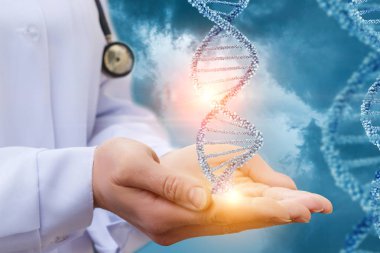 DNA bir doktorun elinde.