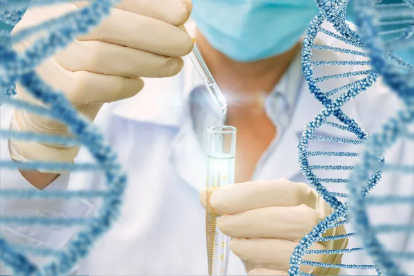 Testing of DNA molecules . — Stock Photo, Image