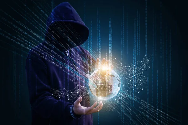 Hacker Internet ağ girer .