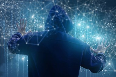 Hacker zarfında belgili tanımlık ağ.