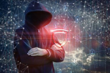 Saldırgan önce elektronik koruma görüntülenir.