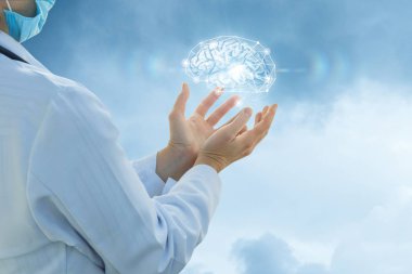 Beyin ve akıl sağlık çalışanı destekler .