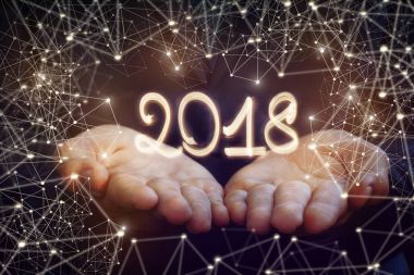 İşadamı yazıt 2018 yılında gösterir..