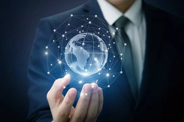 Global network connections . — Stock Photo, Image